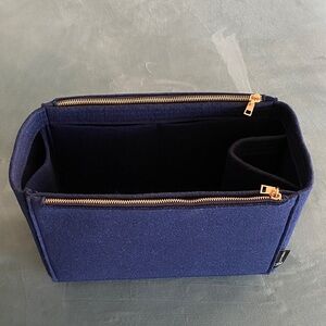 Navy Blue Felt Organizer